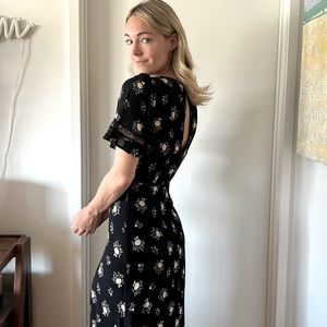 Maxi Reformation Floral Lace Dress